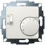 UP room controller, RAL9010 glossy 50x50, 5-30C, AC 230V, 1CO, 10A/5A, heating/cooling switch thumbnail 1