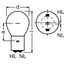 Low-voltage over-pressure dual-coil lamps, railway 1230 thumbnail 2