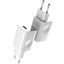 Wall Quick Charger 24W USB QC3.0, White thumbnail 1